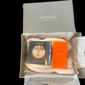 NIB Vionic Seville Mesh Cream Sneakers for Women Size 9 Wide